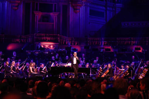 IPA86258393 - London: Jeff Goldblum and The Mildred Snitzer in concert at the Royal Albert Hall  Copyright: xCristinaxMasseix xx 86258393