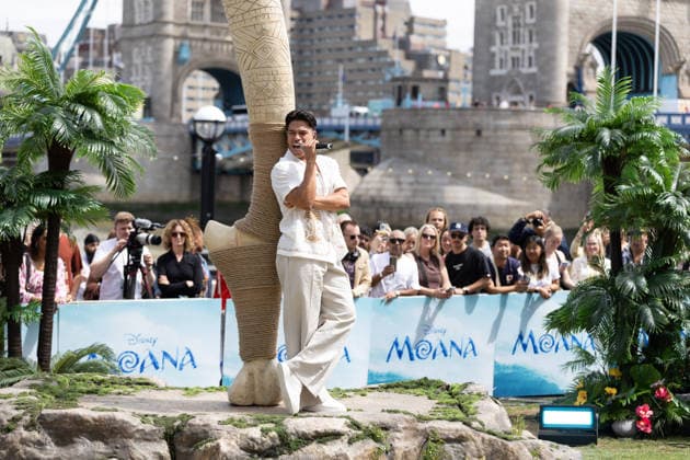 June 30, 2026, London, United Kingdom: Actor, Felipe Bejarano performs at the Moana Experience Media Launch, at Potters Fields, London. London United Kingdom - ZUMAs197 20260630_aaa_s197_173 Copyright: xPhilxLewisx