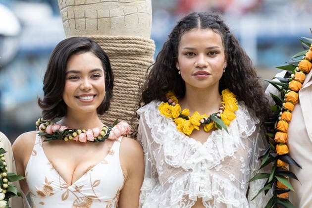 June 30, 2026, London, United Kingdom: (L-R), Auli i Cravalho and Catherine Laga aia attend the Moana Experience Media Launch, at Potters Fields, London. London United Kingdom - ZUMAs197 20260630_aaa_s197_178 Copyright: xPhilxLewisx