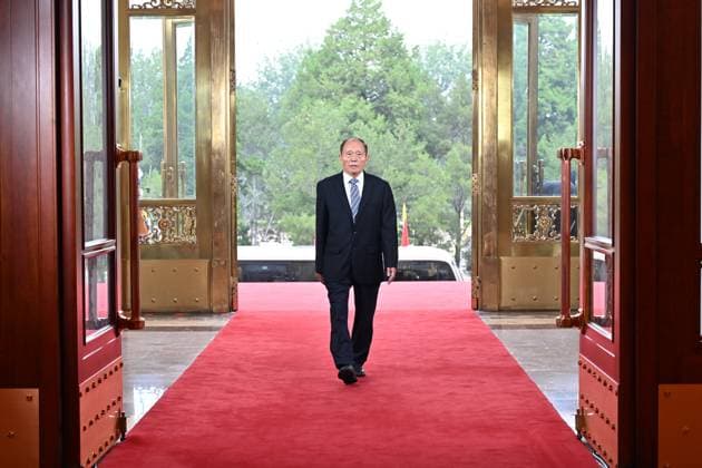 (260701) -- BEIJING, July 1, 2026 -- Li Liancheng, recipient of the July 1 Medal, enters the Great Hall of the People in Beijing, capital of China, July 1, 2026. A gathering in celebration of the 105th founding anniversary of the Communist Party of China (CPC) started at the Great Hall of the People on Wednesday morning in central Beijing. ) CHINA-BEIJING-CPC-105TH FOUNDING ANNIVERSARY-CELEBRATION (CN) YinxBogu 