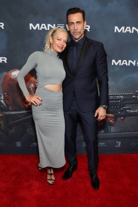 Los Angeles Ca June 30: Nina Bergman & Daniel Bernhardt at the Man of War premiere on June 30, 2026 Credit: Admedia USA - ZUMAa123 20260630_zaa_a123_133 Copyright: xAdMediax