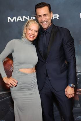 Los Angeles Ca June 30: Nina Bergman & Daniel Bernhardt at the Man of War premiere on June 30, 2026 Copyright: xAdmediax xMediaPunchx
