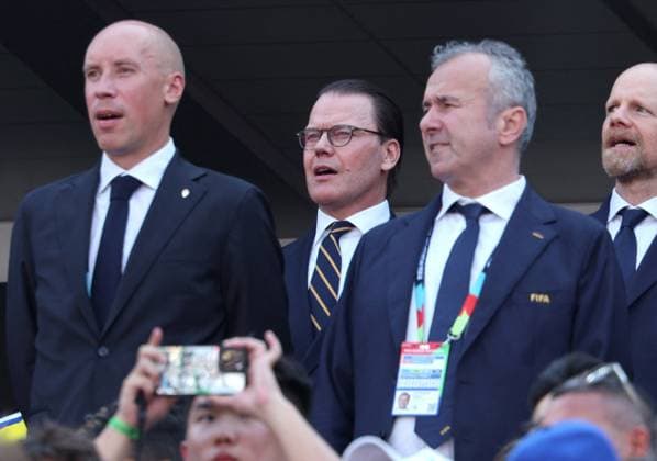 2026 World Cup - Prince Daniel At France v Sweden Prince Daniel of Sweden attends the FIFA World Cup match between France vs Sweden at THe New York New Jersey Stadiun, NJ on June 30, 2026. Photo by Charles Guerin ABACAPRESS.COM New York city NJ United States  Copyright: xGuerinxCharles ABACAx