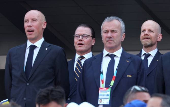 2026 World Cup - Prince Daniel At France v Sweden Prince Daniel of Sweden attends the FIFA World Cup match between France vs Sweden at THe New York New Jersey Stadiun, NJ on June 30, 2026. Photo by Charles Guerin ABACAPRESS.COM New York city NJ United States  Copyright: xGuerinxCharles ABACAx