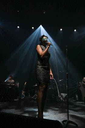 Celeste At The Olympia - Paris Celeste (Celeste Epiphany Waite) performs at the l Olympia in Paris, France on June 30, 2026. Photo by Christophe Meng ABACAPRESS.COM Paris France  Copyright: xMengxChristophe ABACAx