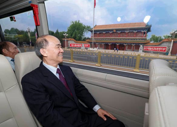 (260701) -- BEIJING, July 1, 2026 -- A motorcade takes recipients of the July 1 Medal to the Great Hall of the People in Beijing, capital of China, July 1, 2026. A gathering in celebration of the 105th founding anniversary of the Communist Party of China (CPC) was held at the Great Hall of the People on Wednesday morning in central Beijing. ) FOCUS China holds gathering marking 105th founding anniversary of CPC LiuxBin 
