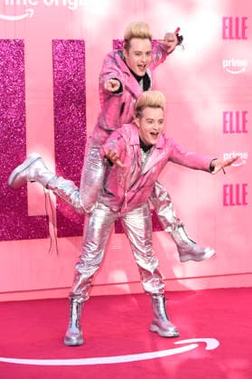 Jedward bei der Premiere der Amazon Prime Video Serie Elle im Odeon Luxe Leicester Square. London, 30.06.2026 *** Jedward at the premiere of the Amazon Prime Video series *Elle* at the Odeon Luxe Leicester Square in London, June 30, 2026 Foto:xS.xVasx xFuturexImagex elle_6701