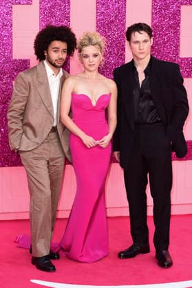 Zac Looker, Lexi Minetree und Jacob Moskovitz bei der Premiere der Amazon Prime Video Serie Elle im Odeon Luxe Leicester Square. London, 30.06.2026 *** Zac Looker, Lexi Minetree, and Jacob Moskovitz at the premiere of the Amazon Prime Video series *Elle* at the Odeon Luxe Leicester Square in London, June 30, 2026 Foto:xS.xVasx xFuturexImagex elle_6825