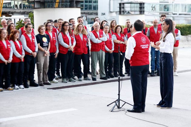 Queen Letizia bids farewell to the AECID emergency medical team heading to Venezuela to assist those affected by the earthquakes. Queen Letizia and the Minister of Foreign Affairs, José Manuel Albares, bid farewell to the AECID emergency medical team heading to Venezuela to assist those affected by the earthquakes, on July 1, 2026, in Madrid, Spain. QUEEN LETIZIA EARTHQUAKES VENEZUELA MEDICAL TEAM JULY 1, 2026 Antonio Gutié Madrid Madrid, Spain  Copyright: xAntonioxGutiÃ rrezx 7634886