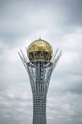 Stadtansicht Astana. Bajterek-Turm. Astana, 30.06.2026. Astana Kasachstan *** Cityscape of Astana, Bayterek Tower, Astana, June 30, 2026, Astana, Kazakhstan Copyright: xThomasxTrutschelx