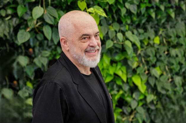 01.07.2026. Düsseldorf. NRW-Ministerpräsident Hendrik Wüst empfängt den Ministerpräsidenten der Republik Albanien Edi Rama in der Staatskanzlei des Landes Nordrhein-Westfalen. Düsseldorf Staatskanzlei Nordrhein-Westfalen Deutschland *** July 1, 2026, Düsseldorf, North Rhine-Westphalia: Minister President Hendrik Wüst welcomes Edi Rama, Prime Minister of the Republic of Albania, at the State Chancellery of North Rhine-Westphalia in Düsseldorf, State Chancellery of North Rhine-Westphalia, Germany