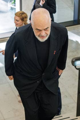 01.07.2026. Düsseldorf. NRW-Ministerpräsident Hendrik Wüst empfängt den Ministerpräsidenten der Republik Albanien Edi Rama in der Staatskanzlei des Landes Nordrhein-Westfalen. Düsseldorf Staatskanzlei Nordrhein-Westfalen Deutschland *** July 1, 2026, Düsseldorf, North Rhine-Westphalia: Minister President Hendrik Wüst welcomes Edi Rama, Minister President of the Republic of Albania, at the State Chancellery of North Rhine-Westphalia in Düsseldorf, State Chancellery of North Rhine-Westphalia, Germany