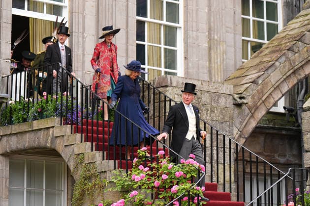 . 30 06 2026. Edinburgh, United Kingdom. King Charles III and Queen Camilla at a Garden Party in the gardens of the Palace of Holyroodhouse in Edinburgh, Scotland, United Kingdom.  xPoolx xi-Imagesx IIM-26875-0016