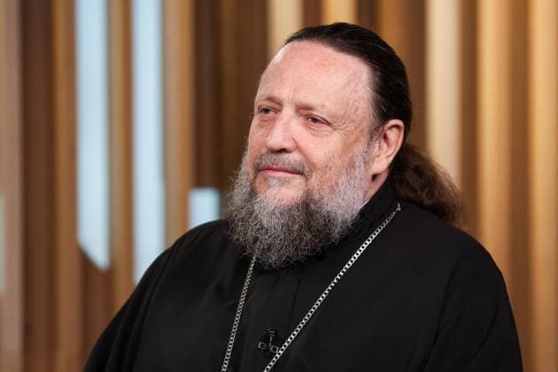 RUSSIA, MOSCOW - JULY 1, 2026: Bishop emeritus Gedeon (Kharon) of the Ukrainian Orthodox Church of the Moscow Patriarchate, gives an interview to the TASS Russian News Agency. Alisa Makarova TASS  94535977