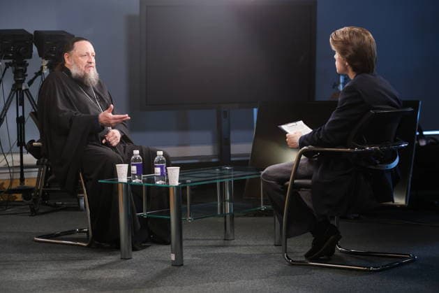 RUSSIA, MOSCOW - JULY 1, 2026: Bishop emeritus Gedeon (Kharon) of the Ukrainian Orthodox Church of the Moscow Patriarchate, gives an interview to the TASS Russian News Agency. Alisa Makarova TASS  94535983