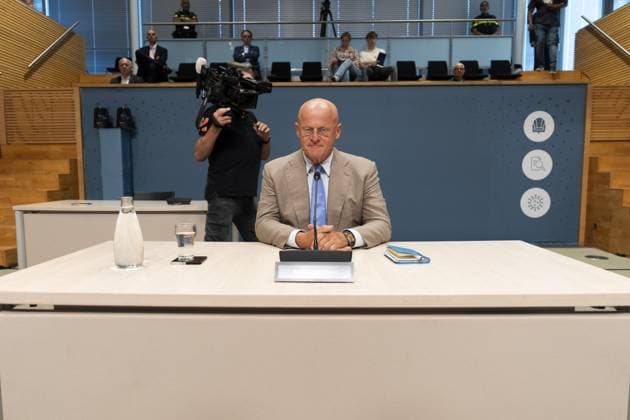 THE HAGUE Ferd Grapperhaus during the public hearings of the parliamentary inquiry committee into the coronavirus policy. During the coronavirus pandemic, Grapperhaus served as Minister of Justice and Security until January 10, 2022. JEROEN JUMELET ANP netherlands out - belgium out  Copyright: xx x562520164x originalFilename: 562520164.jpg