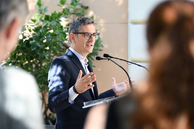 Bolanos Takes Stock of the First Year of Operation of the Courts of First Instance Félix Bolanos, Minister of the Presidency, Justice, and Relations with the Courts, during a review of the first year since the Courts of First Instance began operating, at the Palacio de Parcent on July 1, 2026, in Madrid, Spain. Bolanos assessed the first year of the First Instance Courts’ operation as positive, highlighting that the organizational change has prevented judicial gridlock and improved the distribution of the workload among judges. JULY 1, 2026 Madrid, Madrid, Spain  Copyright: xGustavoxValientex 7635099