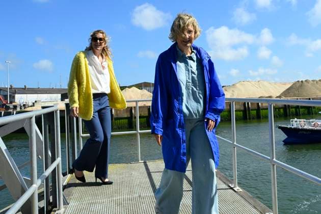 Bel Mer Mussels Presentation NIEUWPOORT, BELGIUM - JULY 01: Annelies Verlinden (CD&V), Minister of Justice of Federal Government and Hilde Crevits (CD&V,) Deputy Minister-President of the Government of Flanders, Flemish Minister for Home Affairs, Urban and Rural Policy, Living Together, Integration and Civic Integration, Public Governance, Social Economy and Fisheries pictured during the press presentation of the Bel Mer mussels from Colruyt s marine farm on July 01, 2026 in Nieuwpoort, Belgium, 01 07 2026 Nieuwpoort Belgium  Copyright: xPhilipxReynaersx