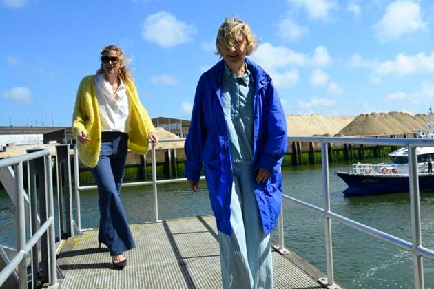 Bel Mer Mussels Presentation NIEUWPOORT, BELGIUM - JULY 01: Annelies Verlinden (CD&V), Minister of Justice of Federal Government and Hilde Crevits (CD&V,) Deputy Minister-President of the Government of Flanders, Flemish Minister for Home Affairs, Urban and Rural Policy, Living Together, Integration and Civic Integration, Public Governance, Social Economy and Fisheries pictured during the press presentation of the Bel Mer mussels from Colruyt s marine farm on July 01, 2026 in Nieuwpoort, Belgium, 01 07 2026 Nieuwpoort Belgium  Copyright: xPhilipxReynaersx