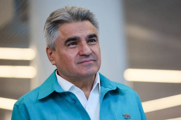 01.07.2026. Russia. Moscow. Alexey Nechaev, Chairman of the New People political party, before the start of the New People Party congress in honor of the start of the election campaign in the Lomonosov cluster. Alexey Belkin NEWS.ru BelkinxAlexey