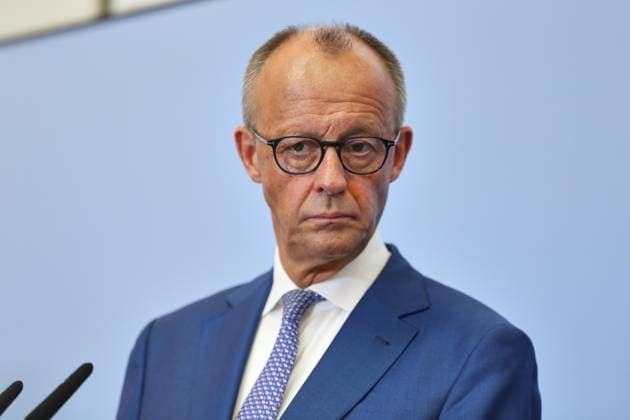 Berlin, Deutschland, 01.07.2026: Bundesverteidigungsministerium: Pressekonferenz nach Kabinettssitzung: Bundeskanzler Friedrich Merz (CDU) *** Berlin, Germany, July 1, 2026 Federal Ministry of Defense Press Conference Following the Cabinet Meeting Federal Chancellor Friedrich Merz, CDU Copyright: xdtsxNachrichtenagenturx dts_125882