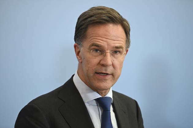 Merz, Rutte and Pistorius hold press conference in Berlin BERLIN, GERMANY - JULY 01: Following the meeting of the German cabinet at the Federal Ministry of Defence, German Chancellor Friedrich Merz (not seen), NATO Secretary General Mark Rutte, and German Defence Minister Boris Pistorius (not seen) hold a press conference in Berlin, Germany on July 01, 2026. Halil Sagirkaya Anadolu Berlin Germany. Editorial use only. Please get in touch for any other usage.  Copyright: x2026xAnadoluxHalilxSagirkayax