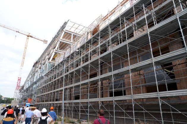 IPA86275048 - Milan, July 1, 2026: Press conference and site visit to assess the progress of construction on the Beic Library (European Library of Information and Culture)  Copyright: xDuilioxPiaggesix xDuilioxPiaggesix 86275048
