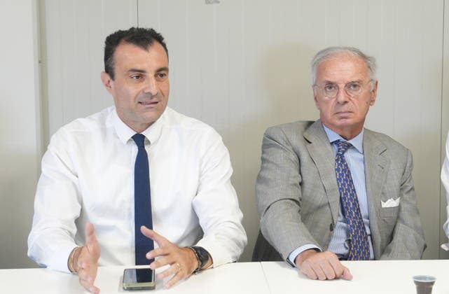 IPA86275166 - Milan, July 1, 2026: Press conference and site visit to assess the progress of construction on the Beic Library (European Library of Information and Culture) with Carmine Pacente and Massimo Maria Molla  Copyright: xDuilioxPiaggesix xDuilioxPiaggesix 86275166