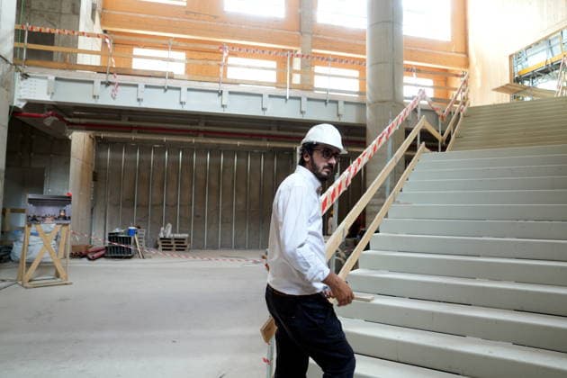 IPA86275180 - Milan, July 1, 2026: Press conference and site visit to assess the progress of construction on the BEIC Library (European Library of Information and Culture) with Luca Castamagna  Copyright: xDuilioxPiaggesix xDuilioxPiaggesix 86275180