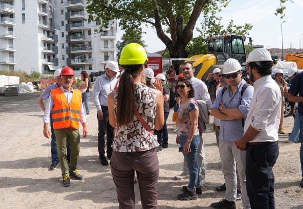 IPA86274989 - Milan, July 1, 2026: Press conference and site visit to assess the progress of construction on the Beic Library, the European Library of Information and Culture  Copyright: xDuilioxPiaggesix xDuilioxPiaggesix 86274989