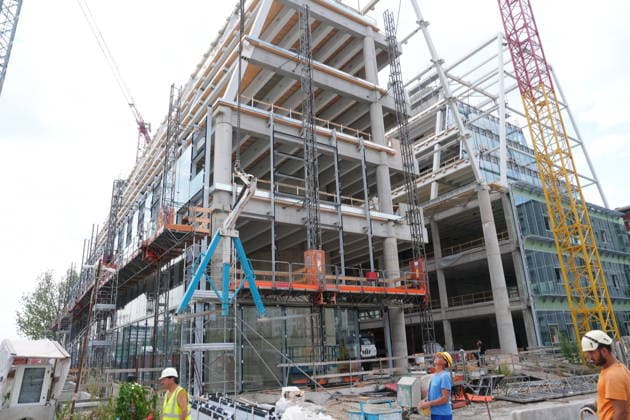 IPA86275029 - Milan, July 1, 2026: Press conference and site visit to assess the progress of construction on the Beic Library (European Library of Information and Culture)  Copyright: xDuilioxPiaggesix xDuilioxPiaggesix 86275029