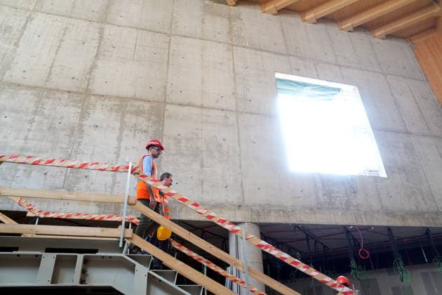IPA86275070 - Milan, July 1, 2026: Press conference and site visit to assess the progress of construction on the Beic Library, the European Library of Information and Culture  Copyright: xDuilioxPiaggesix xDuilioxPiaggesix 86275070