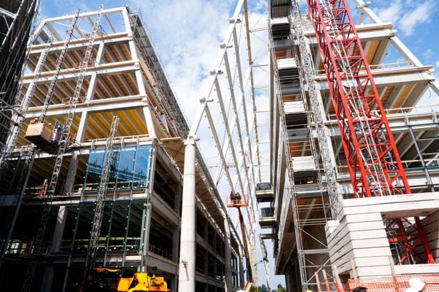 IPA86275204 - Milan, July 1, 2026: Press conference and site visit to assess the progress of construction on the BEIC Library (European Library of Information and Culture); pictured is the Promenade  Copyright: xDuilioxPiaggesix xDuilioxPiaggesix 86275204