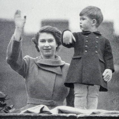 RECORD DATE NOT STATED Photograph of Queen Elizabeth II with Charles, Prince of Wales Photograph of Queen Elizabeth II with Charles, Prince of Wales. Editorial use only. All other uses to be cleared with the copyright owner (World History Archive), in advance., WHA_151_0335.jpg, Queen Elizabeth II; Charles, Prince of Wales; British royal family; monarch; royalty; Windsor; Buckingham Palace; mother and son; official portrait; British monarchy; Queen of England; heir to the throne; family photo; British history; royal lineage; British tradition; royal duties; ceremonial; regal; crown; throne; palace; British culture; British heritage; royal portrait; British sovereign; royal family tree; British monarchy history; British royal lineage; Britis Copyright: xWorldxHistoryxArchivex