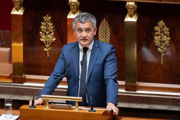 Examination of a bill aimed at ensuring every child s right to a lawyer - Paris AJ French Minister of Justice Gerald Darmanin speaks during the examination of a bill aimed at ensuring every child s right to a lawyer in the context of educational assistance and child protection measures at the National Assembly, French Parliament lower house, in Paris, France on July 1, 2026. Photo by Alexis Jumeau ABACAPRESS.COM Paris France  Copyright: xJumeauxAlexis ABACAx