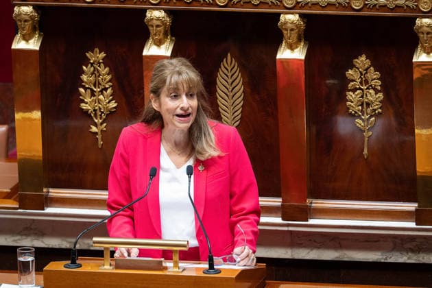 Examination of a bill aimed at ensuring every child s right to a lawyer - Paris AJ French Member of Parliament for the parliamentary group Ensemble pour la Republique (EPR, formerly Renaissance), Caroline Yadan speaks during the examination of a bill aimed at ensuring every child s right to a lawyer in the context of educational assistance and child protection measures at the National Assembly, French Parliament lower house, in Paris, France on July 1, 2026. Photo by Alexis Jumeau ABACAPRESS.COM Paris France  Copyright: xJumeauxAlexis ABACAx