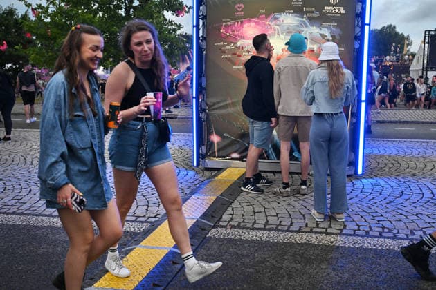 The 12th annual Beats for Love 2026 electronic dance music festival starts at the Lower Area of Vitkovice, in Ostrava, Czech Republic, on rainy day, July 1st, 2026. (CTKxPhoto JaroslavxOzana) CTKPhotoP2026070110152  CTKPhotoP2026070110152