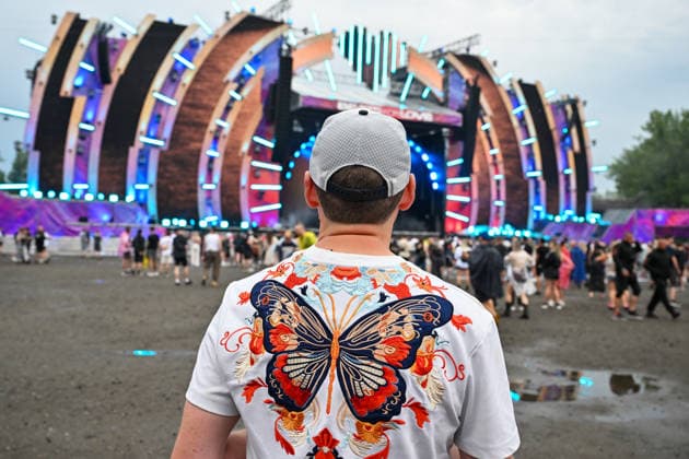 The 12th annual Beats for Love 2026 electronic dance music festival starts at the Lower Area of Vitkovice, in Ostrava, Czech Republic, on rainy day, July 1st, 2026. (CTKxPhoto JaroslavxOzana) CTKPhotoP2026070110262  CTKPhotoP2026070110262