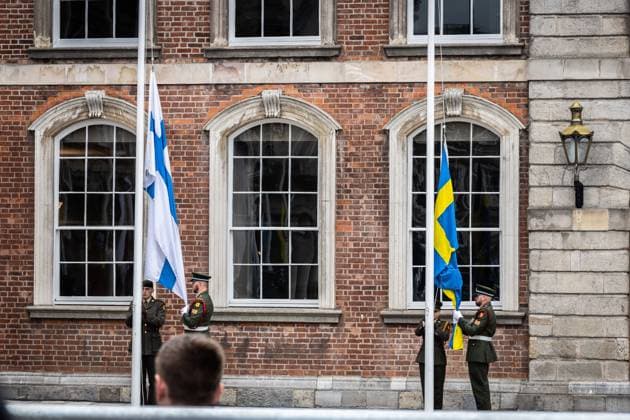 Dublin Hosts the EU Presidency at Dublin Castle DUBLIN, IRELAND JULY 1, 2026: Ukrainian President Volodymyr Zelensky attends the EU Presidency opening ceremony at Dublin Castle in Dublin, Ireland, on July 1, 2026. Ireland hosted the ceremony for the eighth time, with Taoiseach Micheal Martin, Simon Harris, politicians and high-level guests attending discussions on Ireland™s role in guiding negotiations and brokering agreements between EU member states. Dublin Ireland Copyright: x xNadiaxCaimix xJNAxPressx