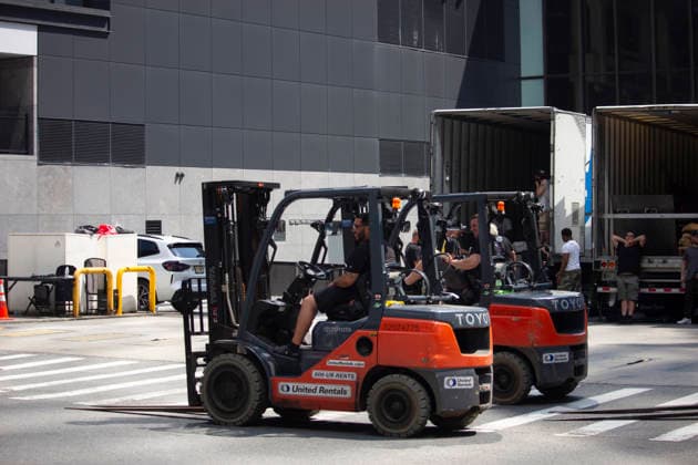 July 1, 2026, New York, New York, USA: Activity outside Madison Square Garden where the Taylor Swift and Travis Kelce wedding is expected this week. New York USA - ZUMAm57_ 20260701_zaf_m57_001 Copyright: xJohnxMarshallxMantelx