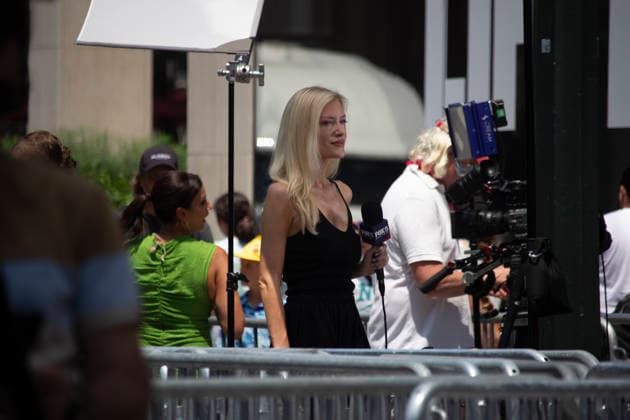 July 1, 2026, New York, New York, USA: Activity outside Madison Square Garden where the Taylor Swift and Travis Kelce wedding is expected this week. New York USA - ZUMAm57_ 20260701_zaf_m57_005 Copyright: xJohnxMarshallxMantelx
