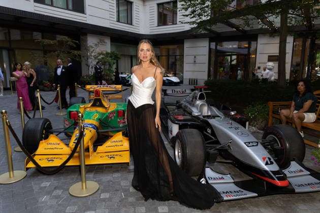 Nexo Grand Prix Ball in London, UK - 01 Jul 2026 Kimberley Garner attends the Nexo Grand Prix Ball at The Peninsula Hotel, London. London United Kingdom Copyright: xPhilxLewisx xSOPAxImagesx KimberleyGarner-9806