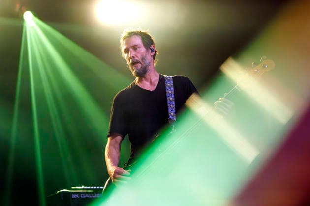 Bassist und Schauspieler Keanu Reeves von der Band Dogstar bei ihrem Konzert im Carlswerk Victoria. Köln, 01.07.2026 NRW Deutschland *** Bassist and actor Keanu Reeves of the band Dogstar at their concert at Carlswerk Victoria in Cologne, July 1, 2026, North Rhine-Westphalia, Germany Copyright: xChristophxHardtx