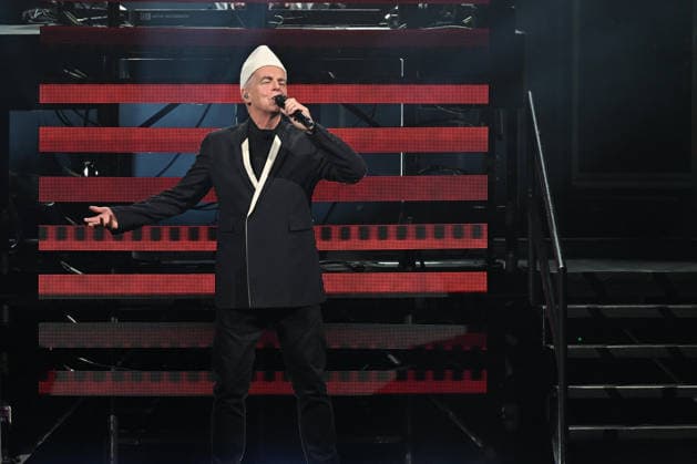 Pet Shop Boys Performs At Concert - Paris Neil Tennant of Pet Shop Boys performs at the Zenith in Paris, France on July 1, 2026. Photo by Christophe Meng ABACAPRESS.COM Paris France  Copyright: xMengxChristophe ABACAx