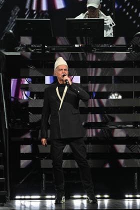 Pet Shop Boys Performs At Concert - Paris Neil Tennant of Pet Shop Boys performs at the Zenith in Paris, France on July 1, 2026. Photo by Christophe Meng ABACAPRESS.COM Paris France  Copyright: xMengxChristophe ABACAx