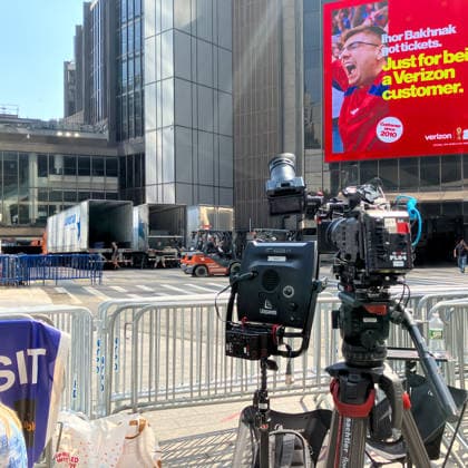 Trucks spotted outside Madison Square Gardens in preparations for Taylor Swift wedding Featuring: Taylor Swift Wedding Preparations at MSG Where: New York, New York, United States When: 01 Jul 2026 Credit: Janet Mayer INSTARimages.com EDITORIAL USE ONLY. NOT FOR USE BY NEWSPAPERS BASED IN THE UK. Copyright: xx instar55823146
