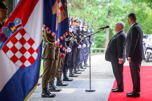 Croatian President Milanovic meets Grand Master of the Sovereign Military Order of Malta Croatian President Zoran Milanovic welcomes Fra John Timothy Dunlap, Prince and Grand Master of the Sovereign Military Order of Malta, during an official welcoming ceremony at the Office of the President in Zagreb, Croatia, July 2, 2026.  NevaxZganec PIXSELL