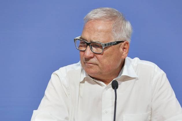 Berlin, Deutschland, 02.07.2026: Haus der Bundespressekonferenz: PK: IKK gesund plus und die IKK Brandenburg und Berlin zur Fusion und den Strukturfragen der GKV von morgen - Steht die GKV vor einer neuen Konsolidierungsphase? : Hans-Jürgen Müller, Vorsitzender des Verwaltungsrats der IKK gesund plus *** Berlin, Germany, July 2, 2026, Federal Press Conference Center: IKK gesund plus and IKK Brandenburg and Berlin Discuss the Merger and Structural Issues of Tomorrow’s Statutory Health Insurance System (GKV). Is the GKV Facing a New Phase of Consolidation? Hans-Jürgen Müller, Chairman of the Board of Directors of IKK gesund plus Copyright: xdtsxNachrichtenagenturx dts_126045