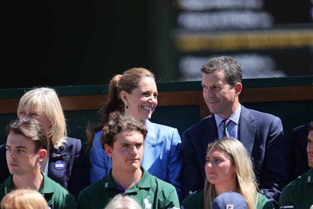 . 02 07 2026. London, United Kingdom. Kate Middleton, the Princess of Wales, during day four of the Wimbledon Tennis Championships in London.  xStephenxLockx xi-Imagesx IIM-26878-0012