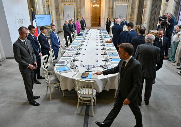 President Emmanuel Macron chairs the fifth follow-up meeting on the fight against drug trafficking at the Élysée Palace in Paris on July 2, 2026. Christian Liewig Bestimage President Emmanuel Macron chairs the fifth follow-up meeting on the fight against drug trafficking at the Élysée Palace in Paris on July 2, 2026, Paris, France  Copyright: xChristianxLiewigx xBestimagexChristianxLiewigx xBestimagex